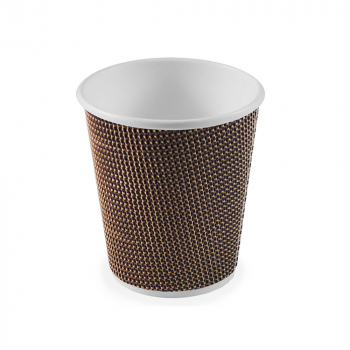 Coffee to go Kaffeebecher Ripple Cup 0,2 l. braun lila (50 Stk.)